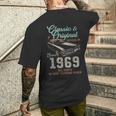 1969年生まれ ヴィンテージカー 57歳の誕生日 メンズTシャツ バックプリント 彼への贈り物