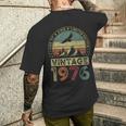 1976年ヴィンテージ、限定版、50歳の誕生日、50歳 メンズTシャツ バックプリント 彼への贈り物
