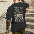 50 歳の誕生日、1976 年以来、クラシックカー、50 歳 メンズTシャツ バックプリント 彼への贈り物