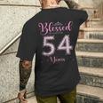 54歳 54歳 54歳 誕生日 54歳 メンズTシャツ バックプリント 彼への贈り物