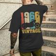60 歳の誕生日バイカーギフトtシャツ-ヴィンテージ1966バイク メンズTシャツ バックプリント 彼への贈り物