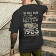 70 歳の誕生日、1956 年以来、クラシックカー、70 歳 メンズTシャツ バックプリント 彼への贈り物