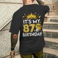 87歳の誕生日プレゼント 87歳の誕生日 87歳の誕生日 メンズTシャツ バックプリント 彼への贈り物