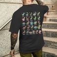 A-Z Dinosaure Alphabet Collection Educatif Cute Cartoon T-shirt imprimé au dos Cadeaux pour lui