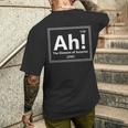 Ah The Element Ofurprise cience Periodic Table メンズTシャツ バックプリント 彼への贈り物
