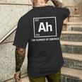 Ah The Element Ofurprise Chemistrycience Humor メンズTシャツ バックプリント 彼への贈り物