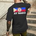 Ay Nako Pinoy Pride Filipino Philippines シャツ メンズTシャツ バックプリント 彼への贈り物