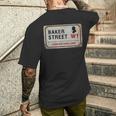 Bakertreet W1 London England Old Rustedstreet サインtシャツ メンズTシャツ バックプリント 彼への贈り物