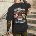 Barbecue Birra Divertente Griglia Per Bbq Papà T-shirt da uomo con stampa posteriore Regalos para él