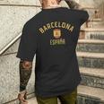 Barcelonapain スペイン、バルセロナ 長袖tシャツ メンズTシャツ バックプリント 彼への贈り物