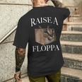 Big Floppa カラカルキャットミーム Raise A Floppa 長袖tシャツ メンズTシャツ バックプリント 彼への贈り物