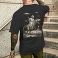 Bigfootoucoupeolante Jésusur Dinosaure T-shirt imprimé au dos Cadeaux pour lui