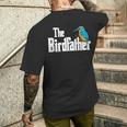 The Birdfather シャツ バードウォッチング ファニー ミーム バーダー ダディ メンズTシャツ バックプリント 彼への贈り物