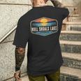 Bull Shoals Lake Arkansas Outdoors Vintage Men's Back Print T-Shirt Gifts for Him