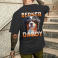 Cane Da Montagna Bernese Cani Festa Del Papà Berner Daddy T-shirt da uomo con stampa posteriore Regalos para él