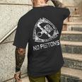 Car Enthusiast No Pistons ロータリーエンジン ウィンケル 長袖tシャツ メンズTシャツ バックプリント 彼への贈り物