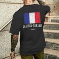 Château-Renault France メンズTシャツ バックプリント 彼への贈り物