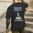 Claw Machine Rage Against Claw マシンスキル アーケードゲーマー メンズTシャツ バックプリント 彼への贈り物