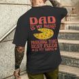 Dad Best Pizza Is My Game ピザ作り メンズTシャツ バックプリント 彼への贈り物