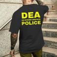 Dea 警察官 麻薬取締局 フロントプリント 長袖tシャツ メンズTシャツ バックプリント 彼への贈り物