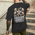 Der Hässliche Heiratet Wiraufen Nur Jga T-Shirt mit Rückendruck Geschenke für Ihn