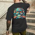 Dia De Los Muertosugarkull Chemise Dia De Los Muertos T-shirt imprimé au dos Cadeaux pour lui