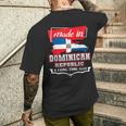 Dominican Republic Long Ago Country Flag Dr Native メンズTシャツ バックプリント 彼への贈り物
