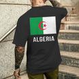 Drapeau Algérien De L'algérie T-shirt imprimé au dos Cadeaux pour lui
