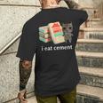 I Eat Cement 猫シャツ キッズ 面白い ダンク 猫 ミーム メンズTシャツ バックプリント 彼への贈り物