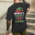 El Elfo Más Alto Del Mundo Manga Larga Camiseta Hombre Estampado Espalda Regalos para él