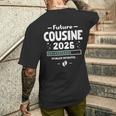 Enfant Annonce Première Grossesse Future Cousine 2026 En Attente T-shirt imprimé au dos Cadeaux pour lui