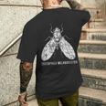 Fruit Fly Drosophila Melanogaster Forcientists メンズTシャツ バックプリント 彼への贈り物