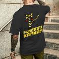 Fumikiri カンカン メンズTシャツ バックプリント 彼への贈り物