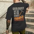 Geologist Don't Take For Granite メンズTシャツ バックプリント 彼への贈り物