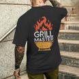 Grill Master メンズTシャツ バックプリント 彼への贈り物