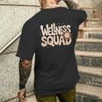 Happy Wellnessquad フィットネス Ot ナースキャンプ Pta PE ジム 部族 メンズTシャツ バックプリント 彼への贈り物