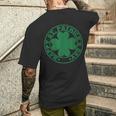 Happyt Patrick's Day Herren Damen Kinder Kleeblatt T-Shirt mit Rückendruck Geschenke für Ihn