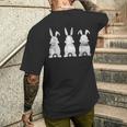 Haustier Besitzer Geschenkidee Niedliches Kaninchen Hase T-Shirt mit Rückendruck Geschenke für Ihn