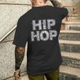 Hip Hop ヒップホップ（ダイヤモンド フォント）【Streetstarz ストリートスターズ】文字 かっこいい メンズTシャツ バックプリント 彼への贈り物