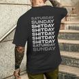 Weekend I Weekendhitday メンズTシャツ バックプリント 彼への贈り物
