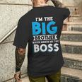 I'm The Big Brother Makes Me The Boss Pregnancy メンズTシャツ バックプリント 彼への贈り物