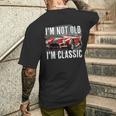I'm Not Old I'm Classic レトロ フォード シェルビー コブラ マッスルカー メンズTシャツ バックプリント 彼への贈り物