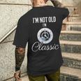 I'm Not Old I'm Classic 面白いヴィンテージ時計 メンズグラフィック 長袖tシャツ メンズTシャツ バックプリント 彼への贈り物