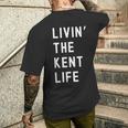 Kent の人生を生きている Kent メンズTシャツ バックプリント 彼への贈り物