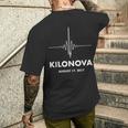 Kilonova 重力波 天文学科学 メンズTシャツ バックプリント 彼への贈り物