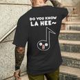 La Hee メンズTシャツ バックプリント 彼への贈り物