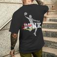 The Legend Basketballlam Dunk For The Basketball Lovers メンズTシャツ バックプリント 彼への贈り物