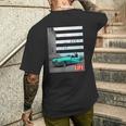 Life Picture Collection モデルと自動車 ／ エッフェル塔（1） メンズTシャツ バックプリント 彼への贈り物
