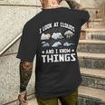 I Look At Clouds And I Know Things Weather Lover Men's Back Print T-Shirt Gifts for Him