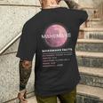 Makemake Facts 準惑星宇宙天文学愛好家 メンズTシャツ バックプリント 彼への贈り物